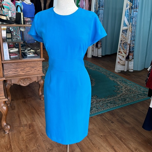 Anne Klein Electric Blue Dress Size 8 - Picture 2 of 10